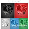 PVC coated coil steel cable candado bicycle lock